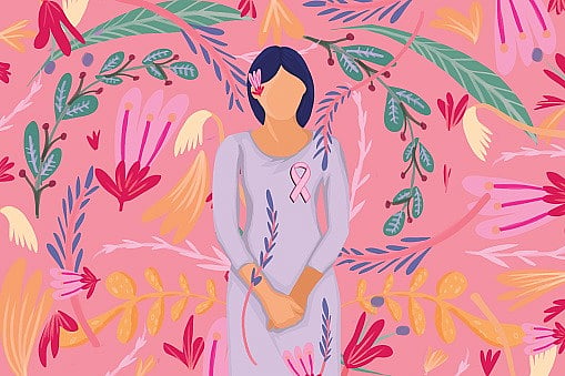 Illustration on breast cancer
